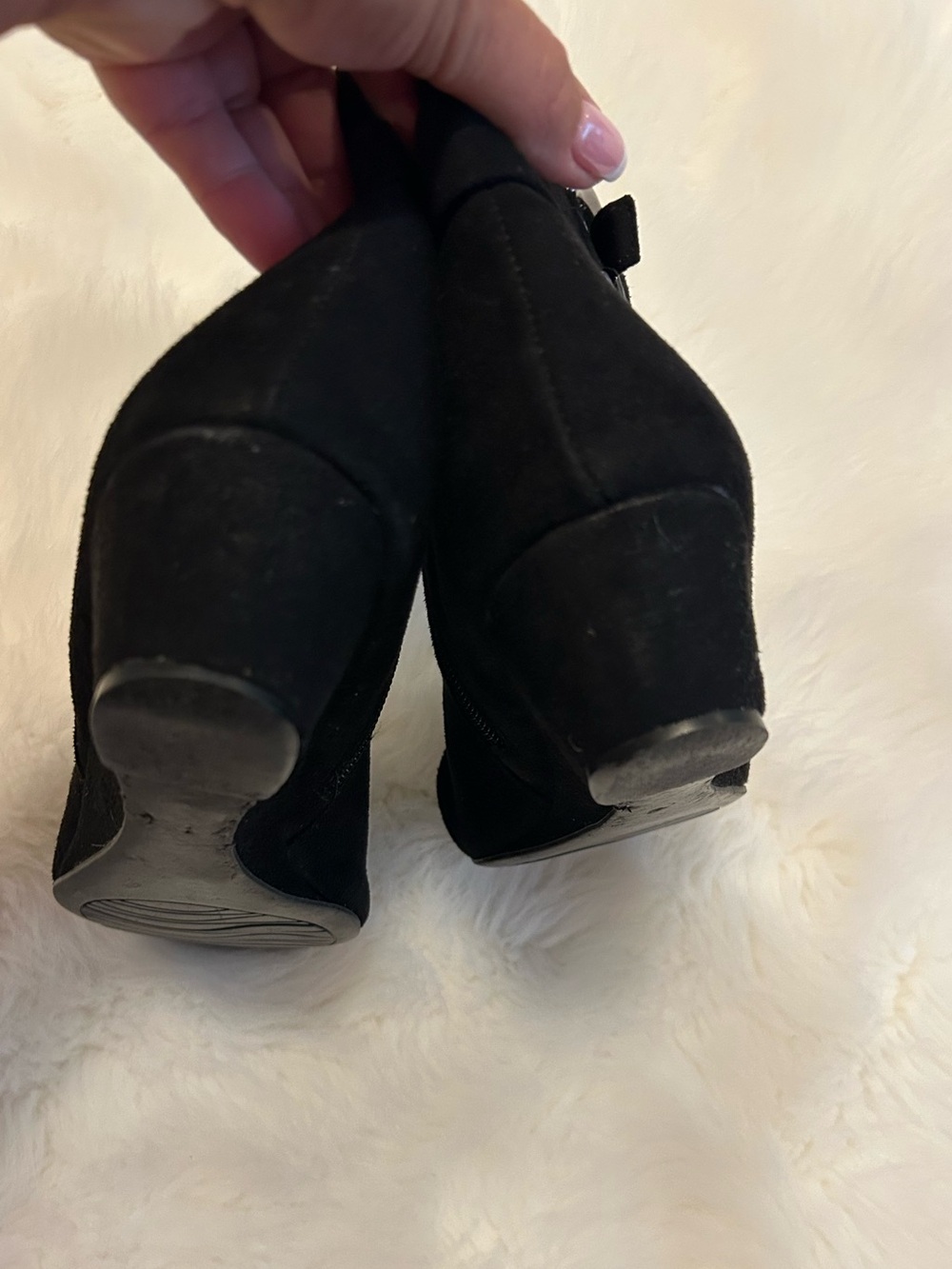 Geneva wedge memory foam 
ankle booties size 8 - Picture 4 of 6
